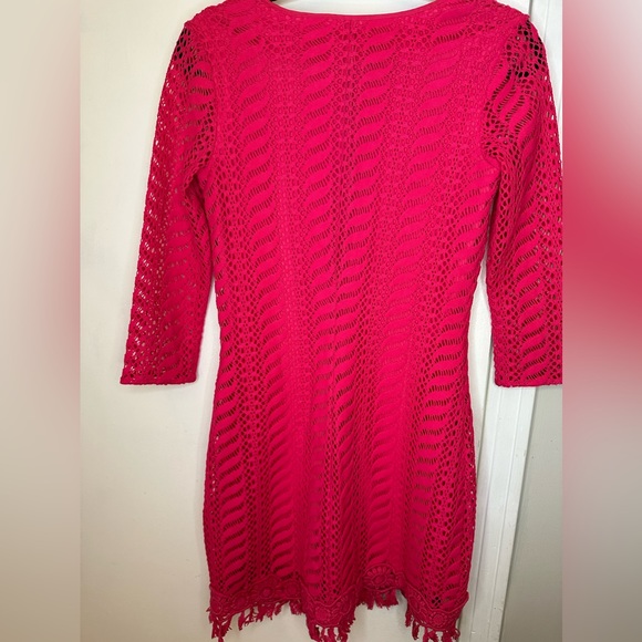 Lilly Pulitzer Seminole Dress- pomegranate- XS! - Picture 6 of 6